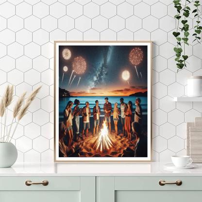 Sant Joan Festival - Spain Painting By Numbers Kit