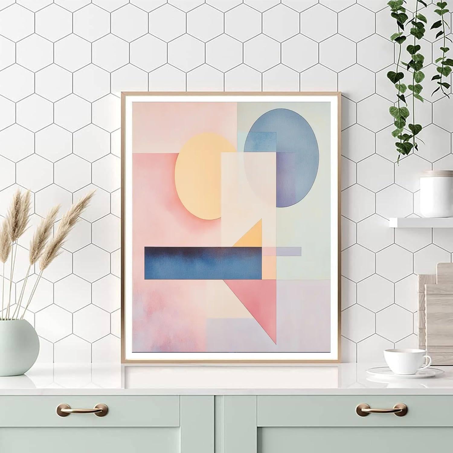 Kazimir Malevich Inspired Spatial Dreams  Numbered Painting Kits