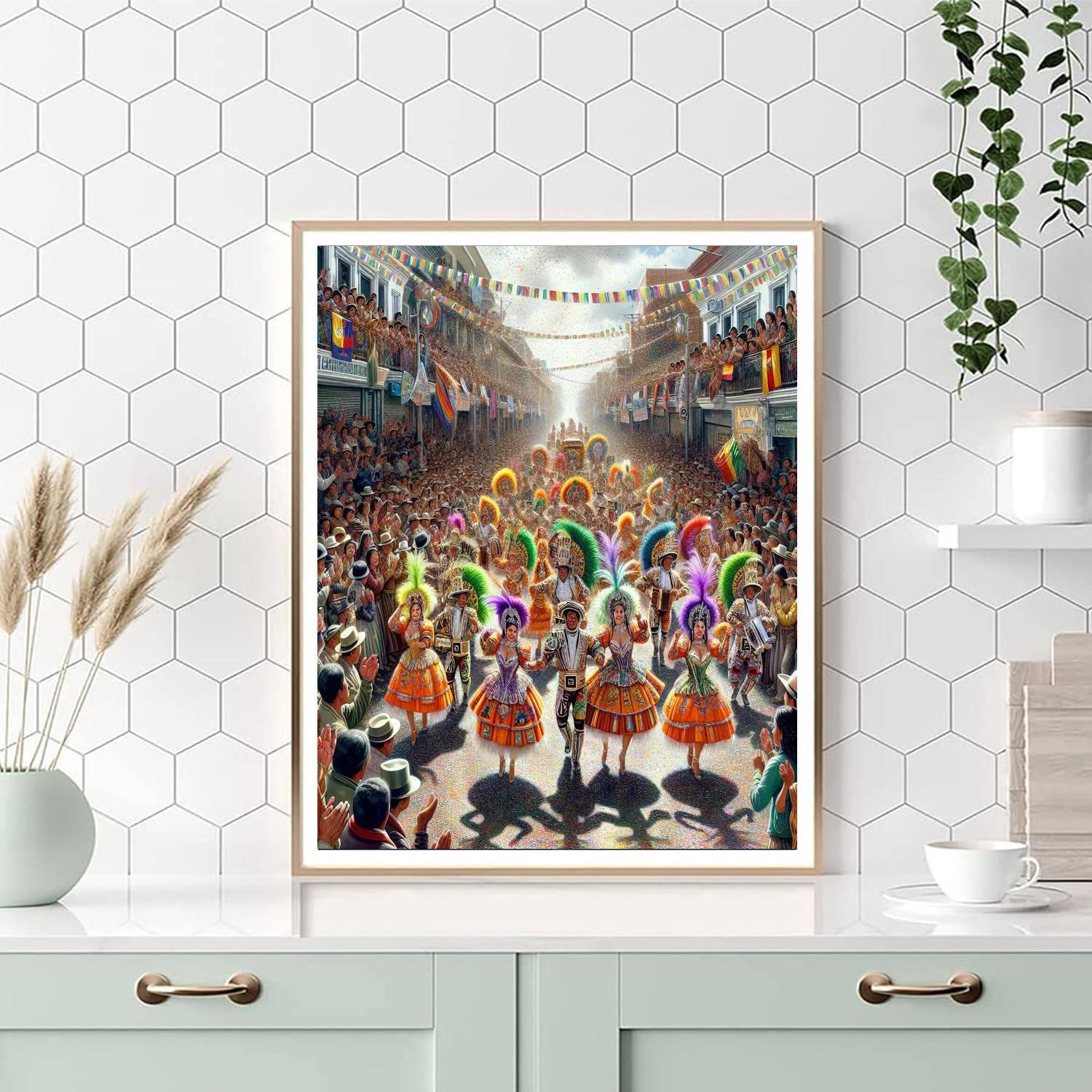 Santa Cruz Carnival - Bolivia Numbered Painting Kits