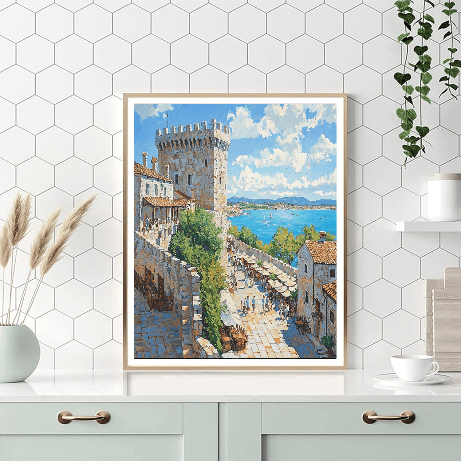 Old Town Of Dubrovnik - Croatia DIY Paint By Numbers