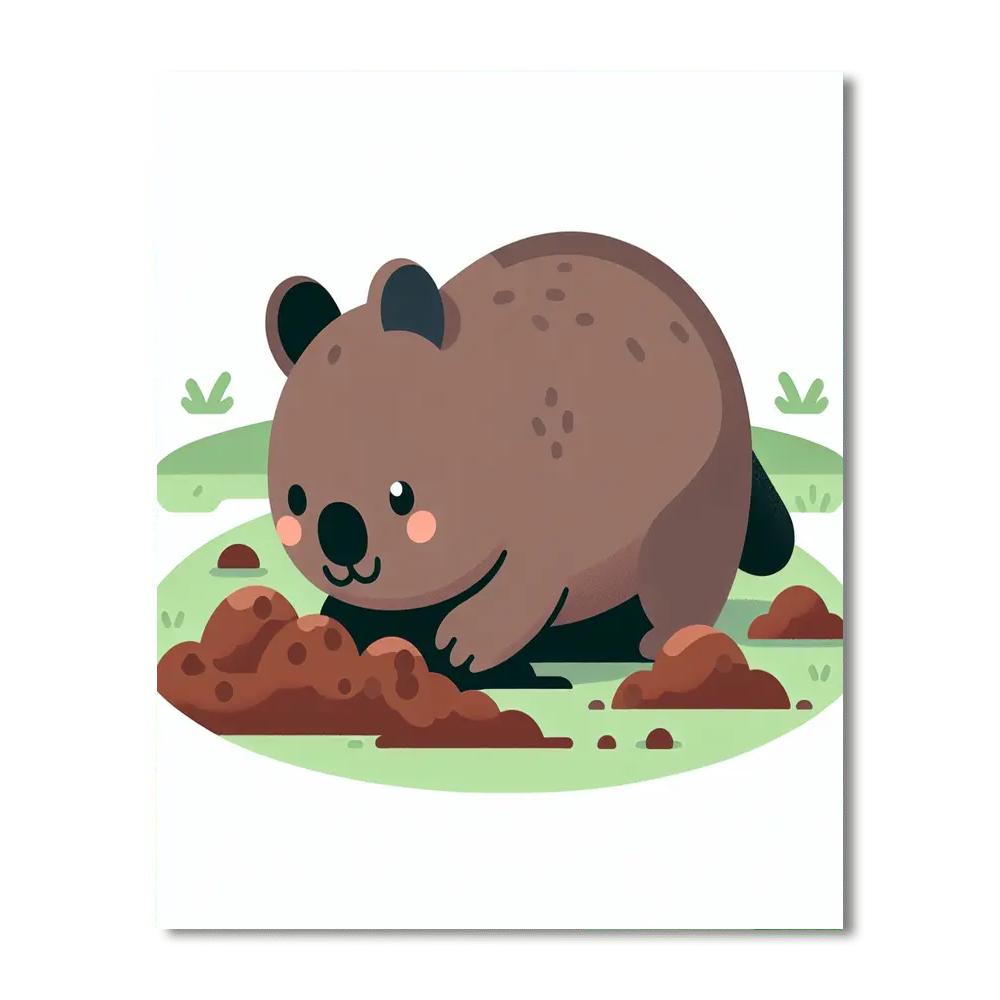 Wily Wombat Paint By Numbers Art