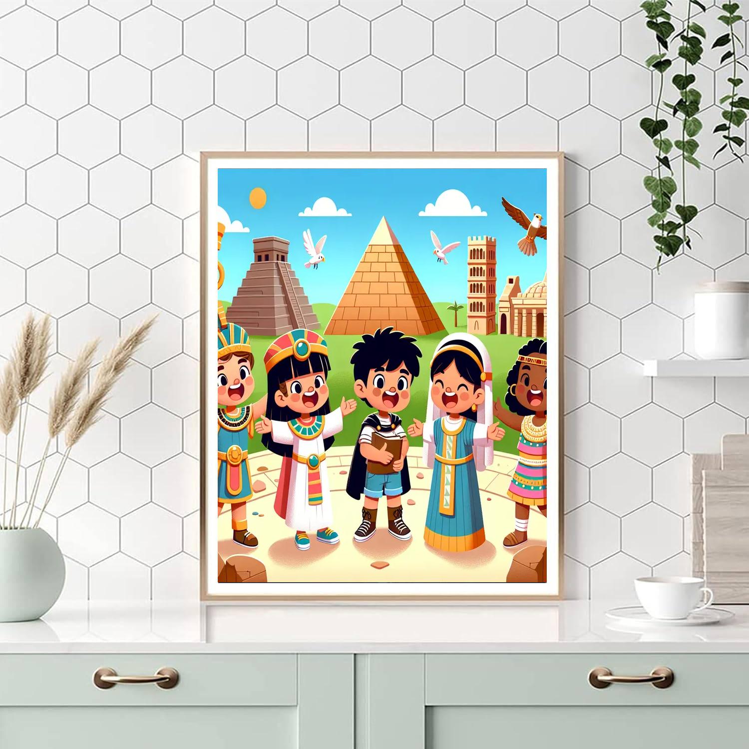 Adventure With Ancient Civilizations Number Painting