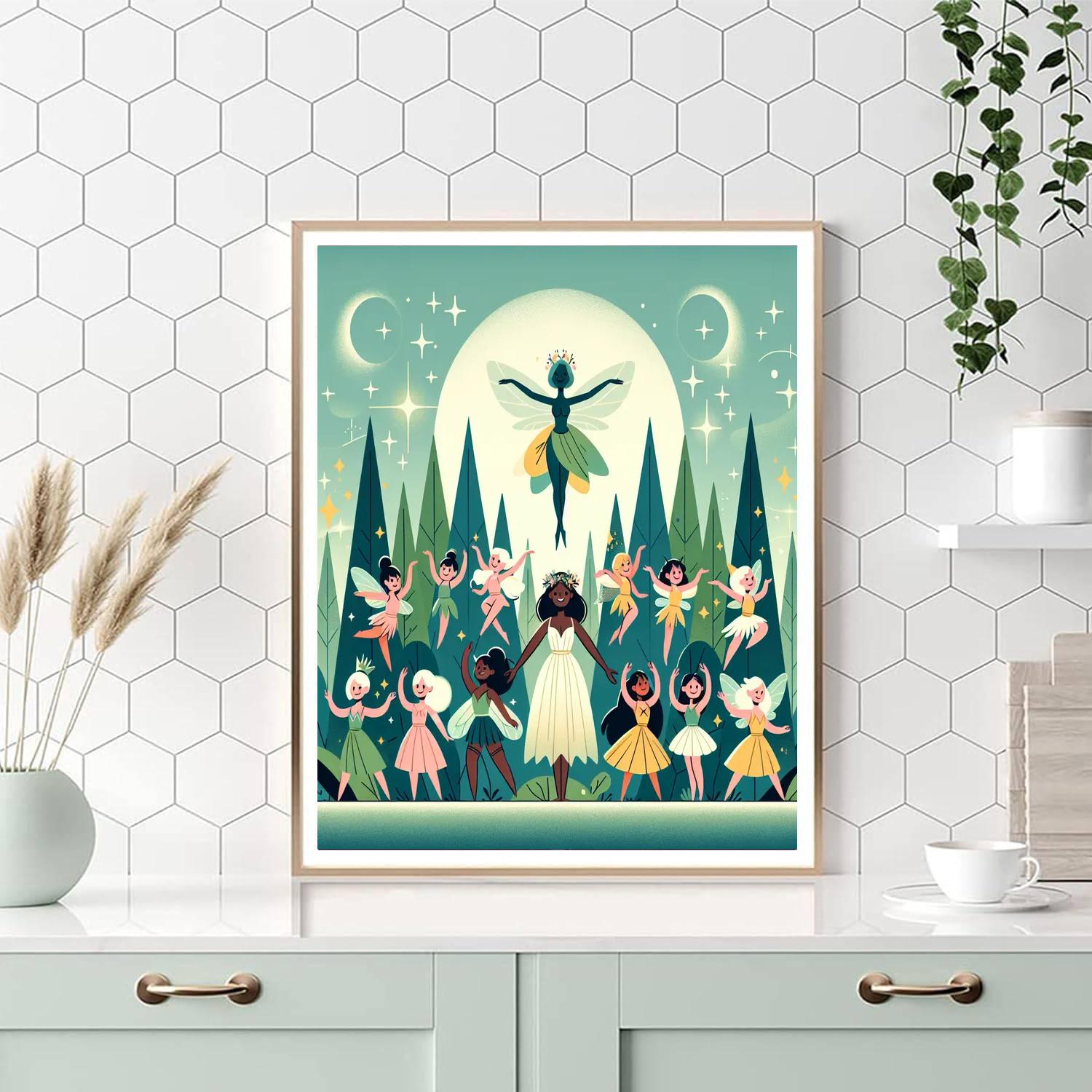 Forest Fairies Fiesta Paint By Number