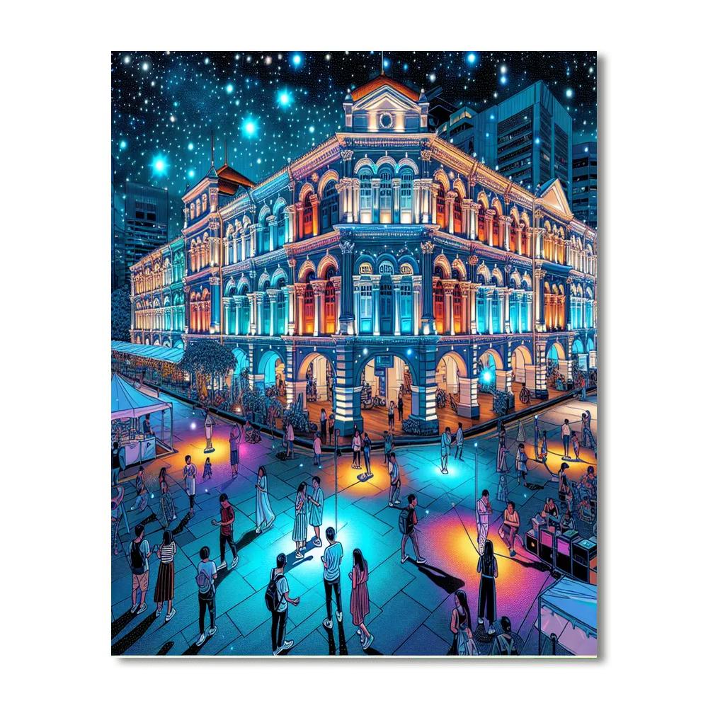 Singapore Night Festival Numbered Painting Kits