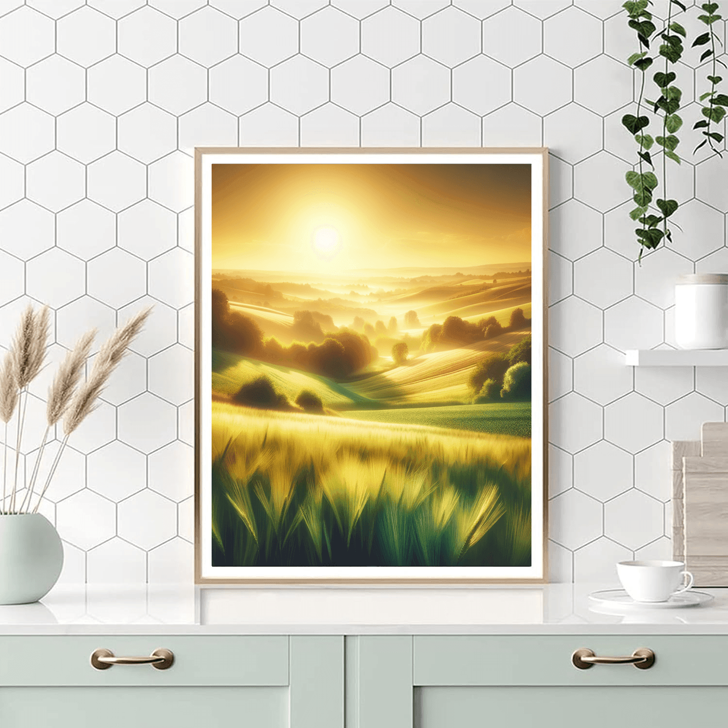 Dreamy Summer Fields Paint By Numbers