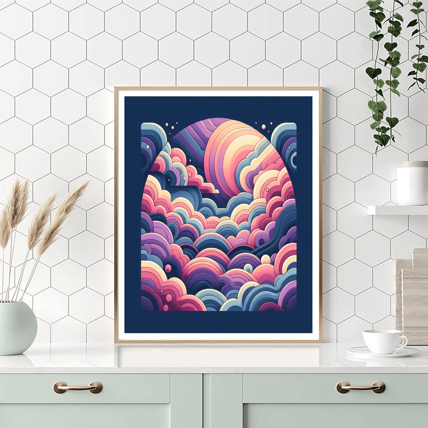 Glowing Horizons Wall Artwork Paint By Numbers Kits