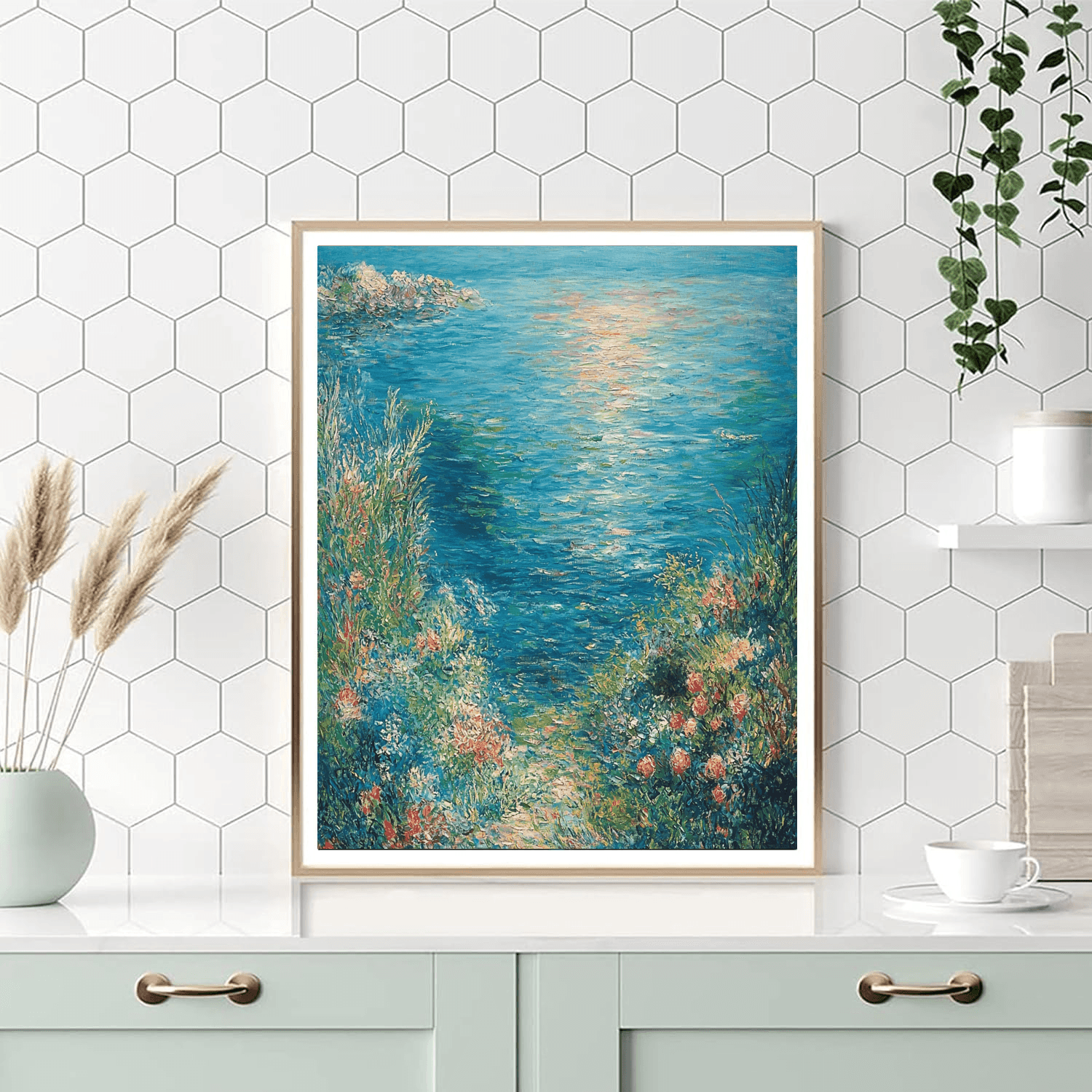 Claude Monet Inspired Mystical Underwater World  Paint By Numbers