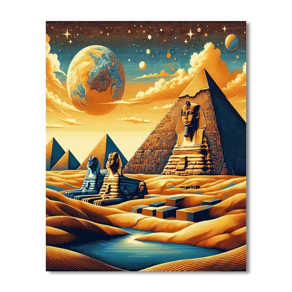 The Mystique Of Ancient Egypt Numbered Painting Kits