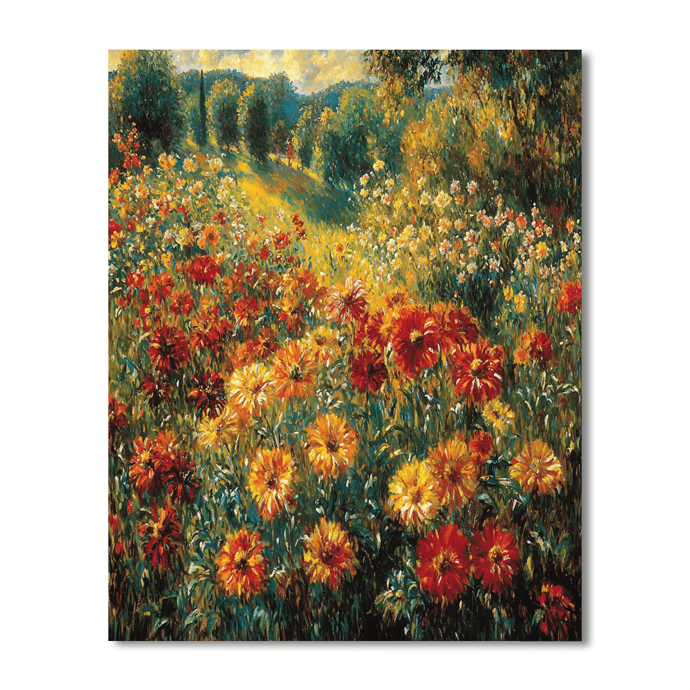 Pierre-Auguste Renoir Inspired Summer Blossom  Paint By Number