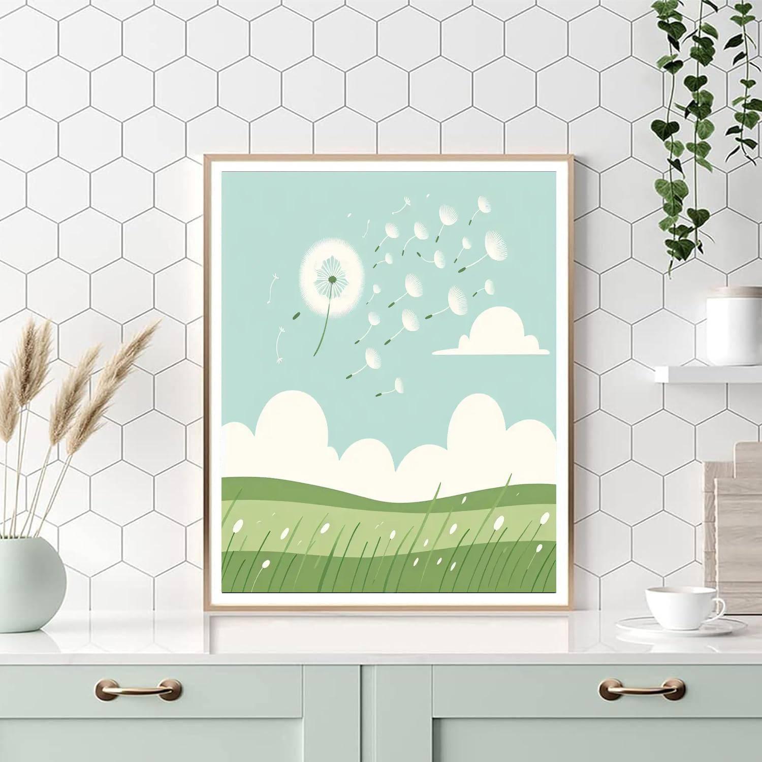Dreamy Dandelion Drift Paint By Color