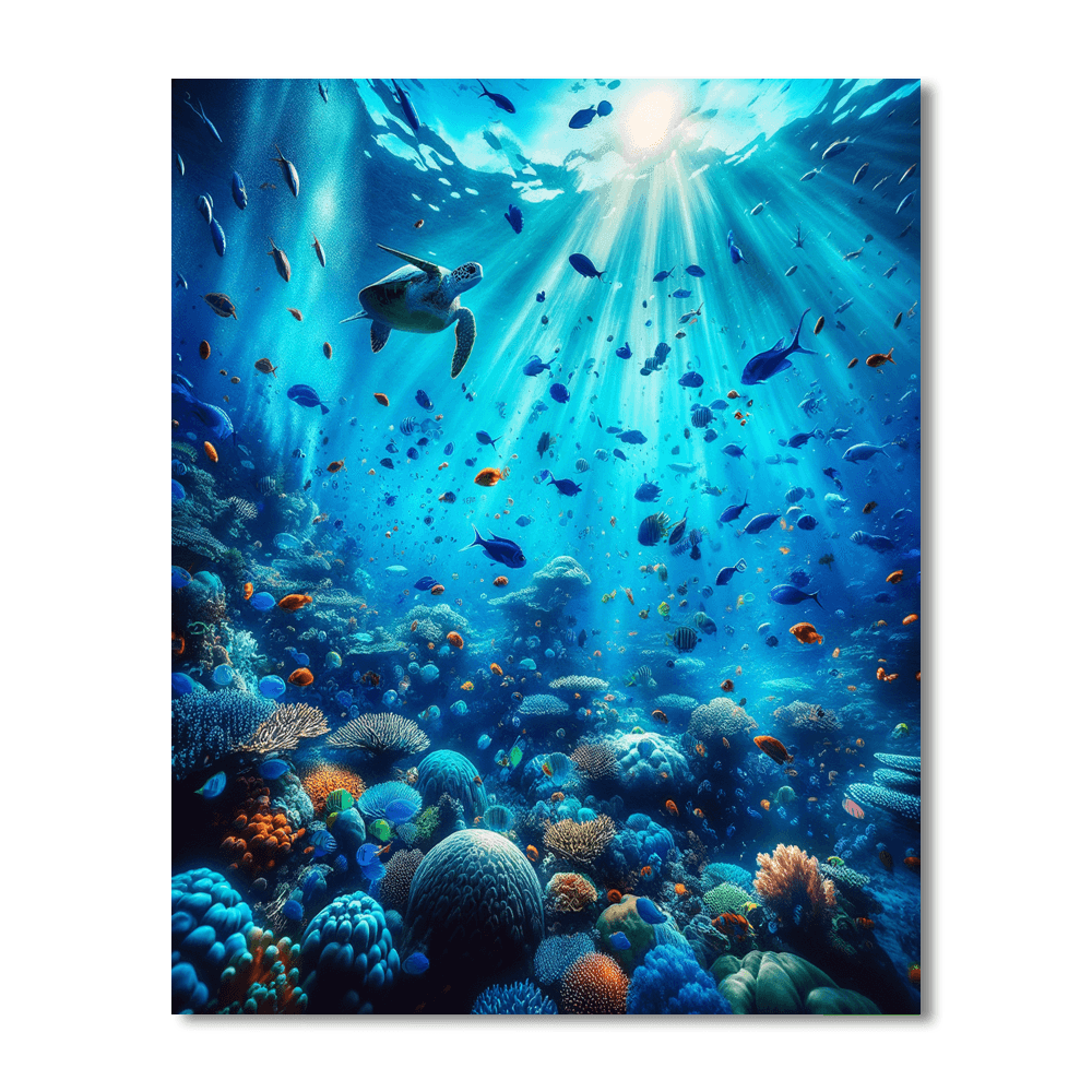 Majestic Marine Painting Number Kit