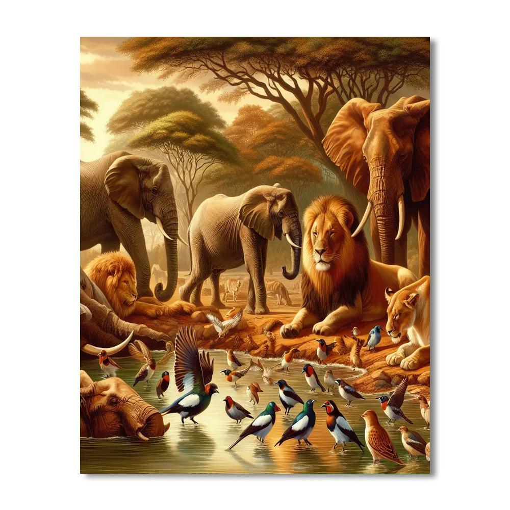 Wondrous Wildlife Journey Paint By Numbers Kits