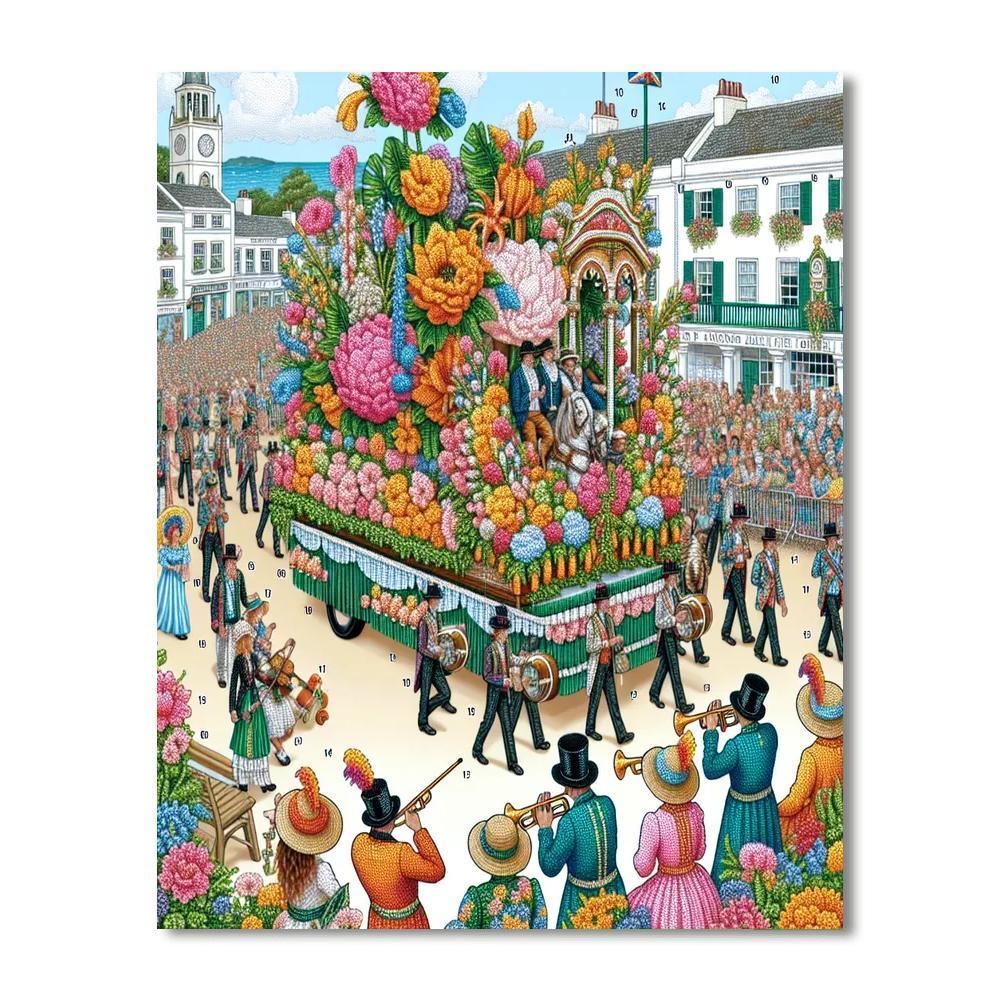 Battle Of The Flowers - Jersey Numbered Painting Kits