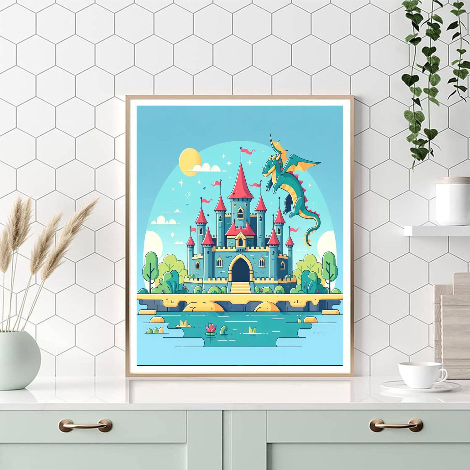 Castle Kingdom Chronicles Painting Number Kit