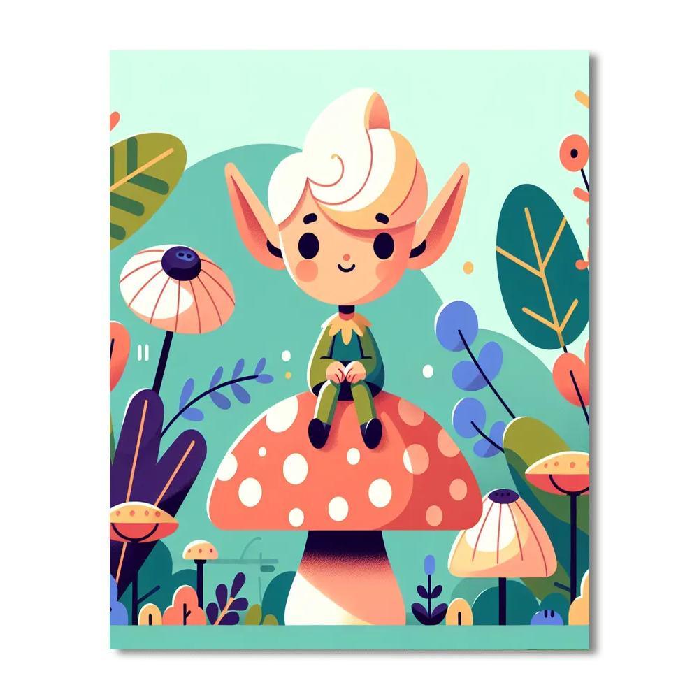 Enchanting Elf Paint By Numbers Kits