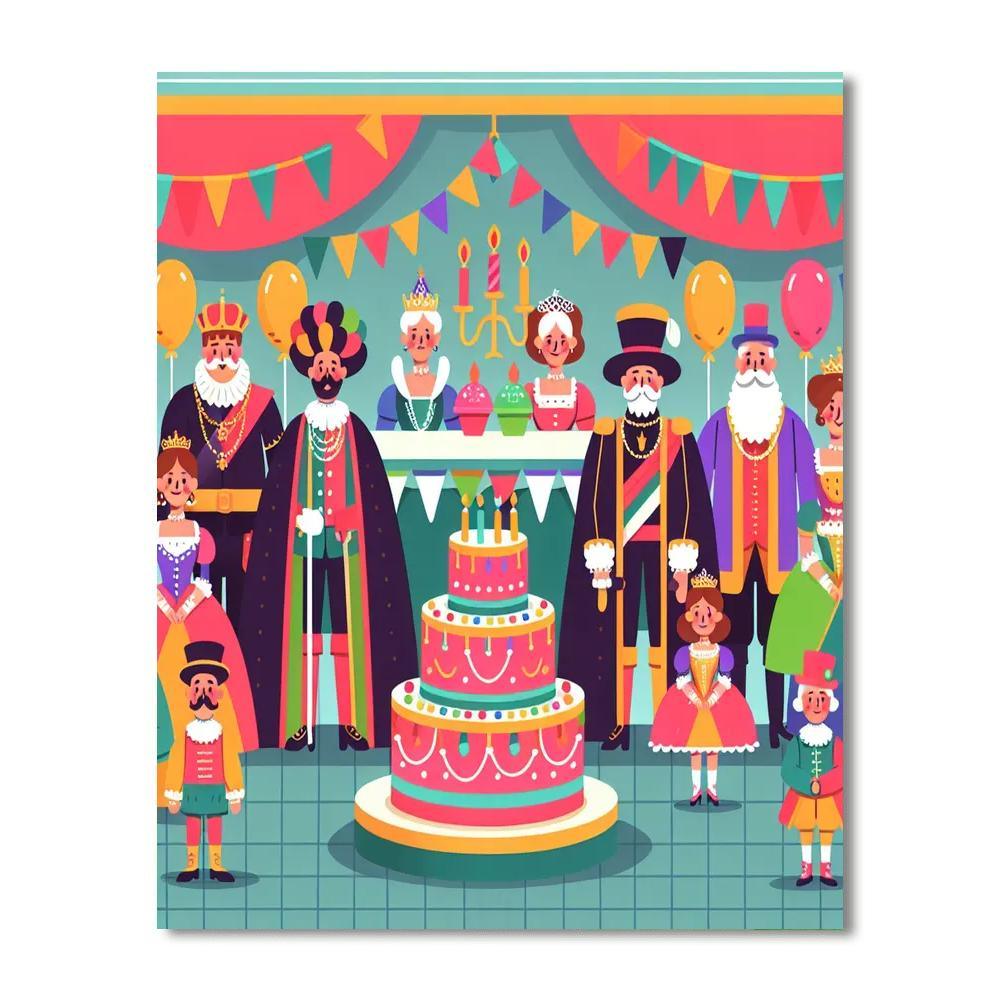 Royal Birthday Bash Paint By Number