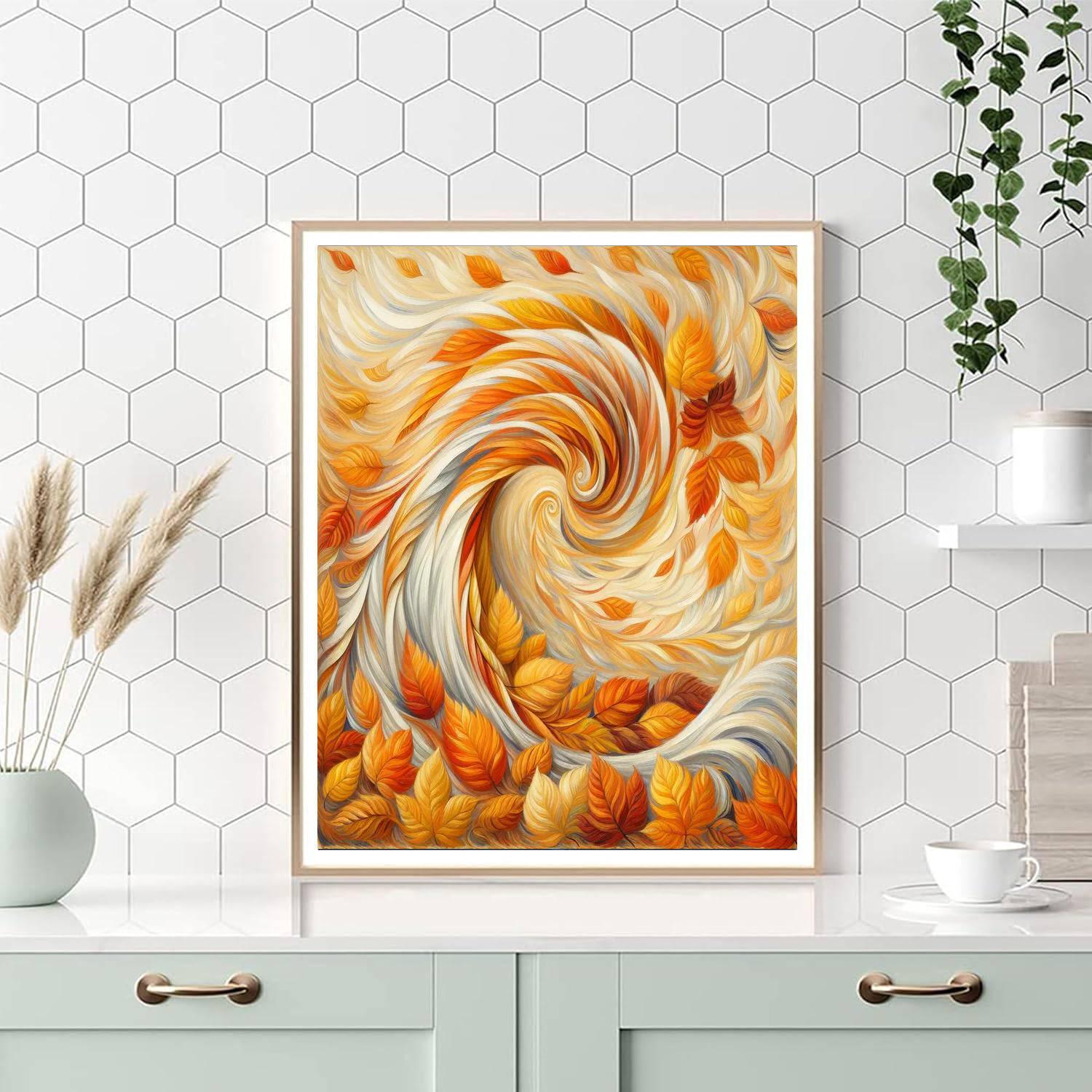 Autumnal Whisper Symphony Number Painting