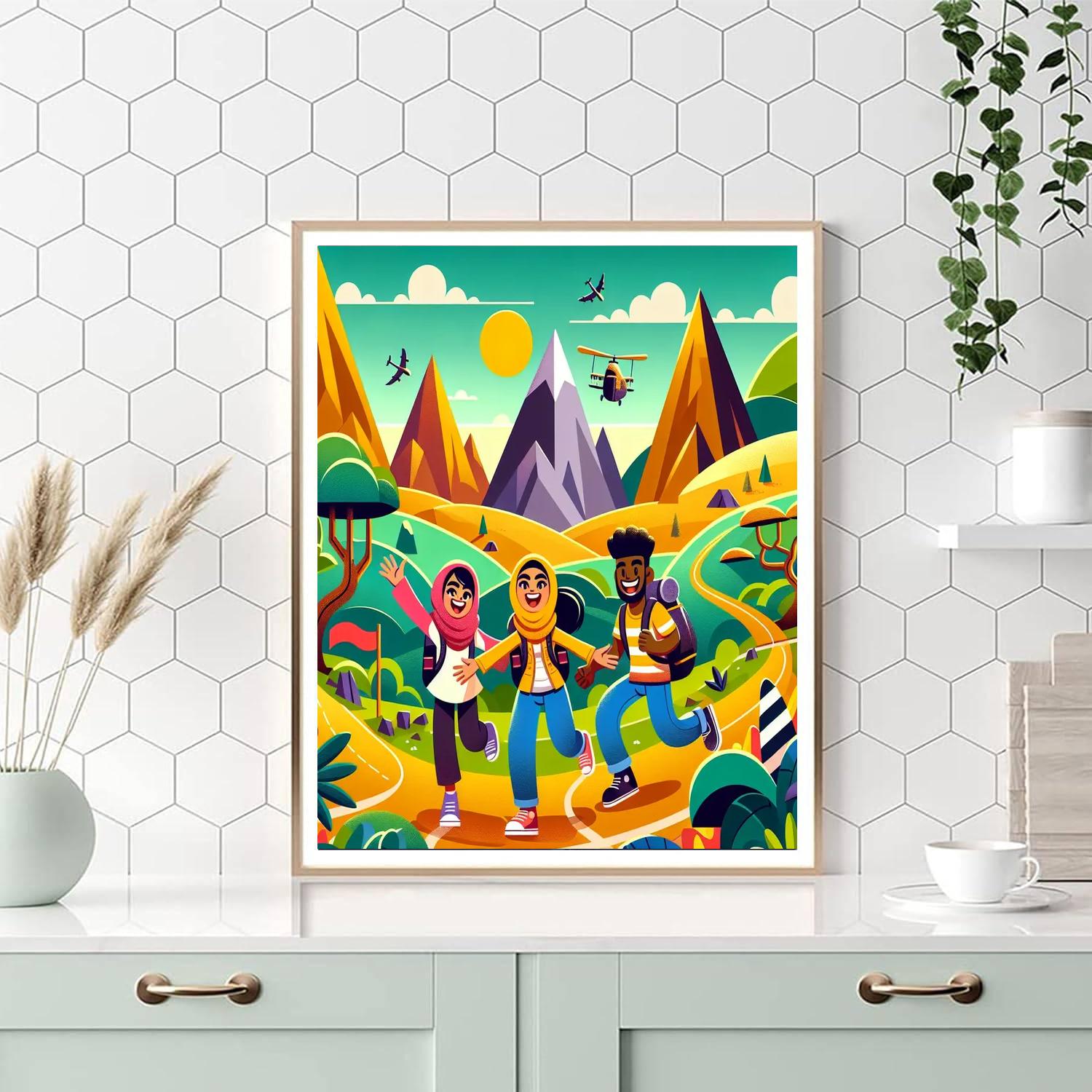 Adventure Awaits Land Paint By Number