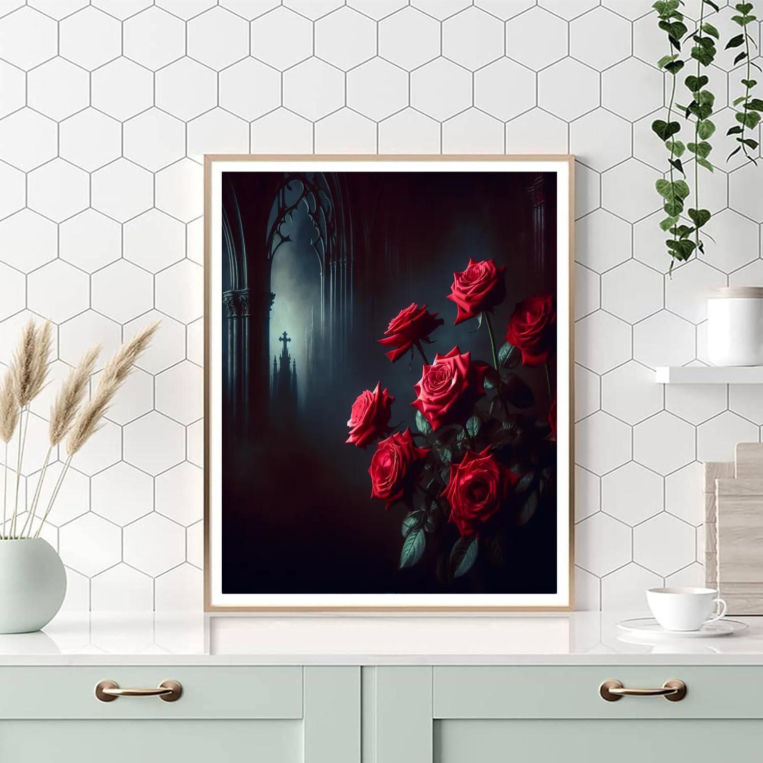 Gothic Rose Affair Paint By Color