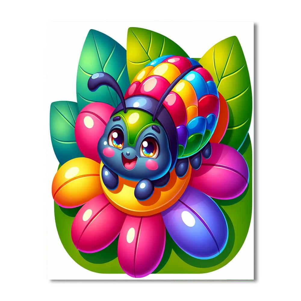 Charming Beetle Paint By Numbers Kits