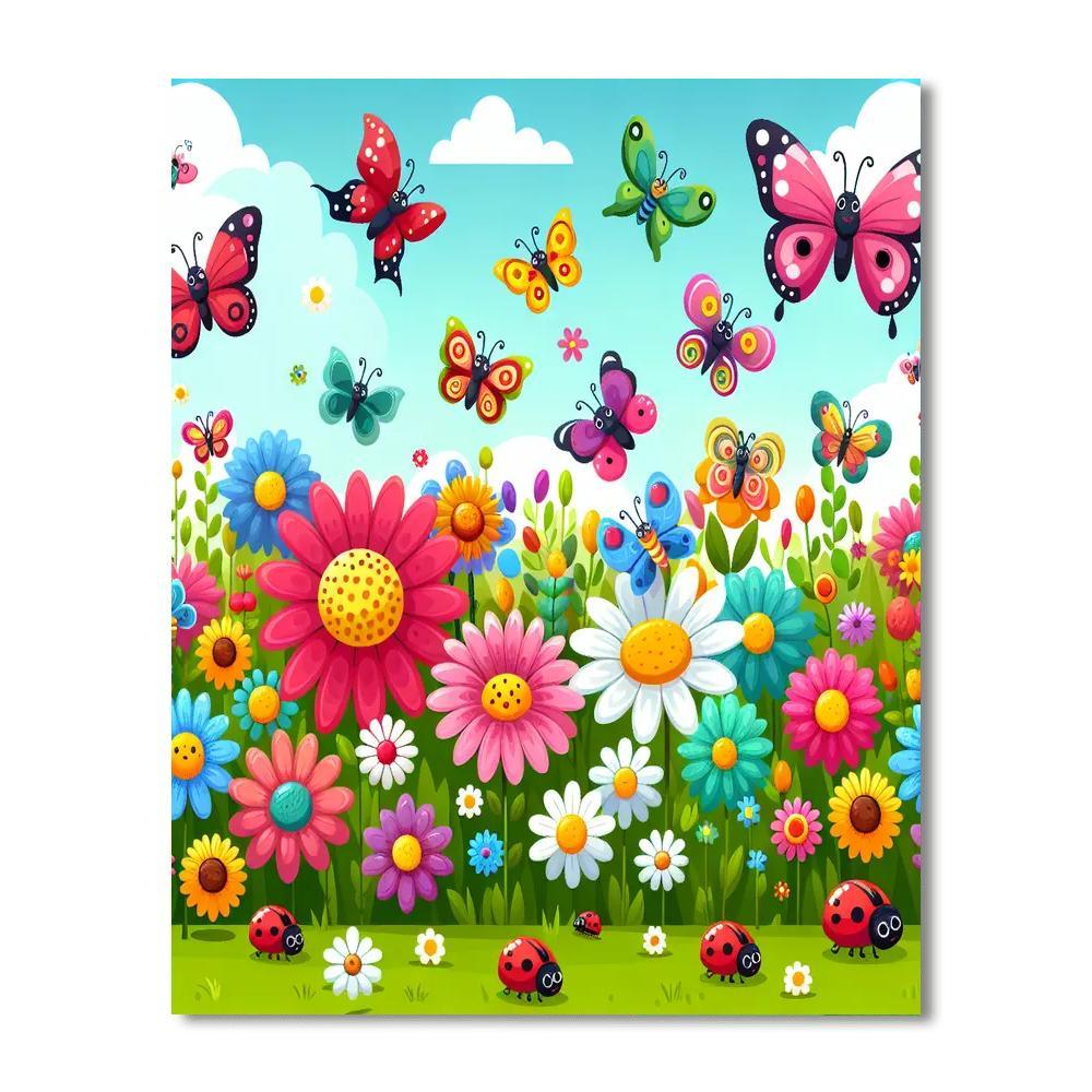 Fantasy Garden Of Joy Painting By Numbers Kit