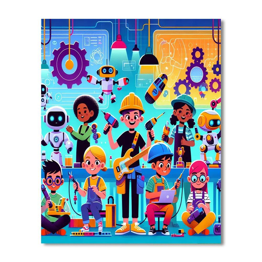 Robot Inventors' Lab Paint By Color