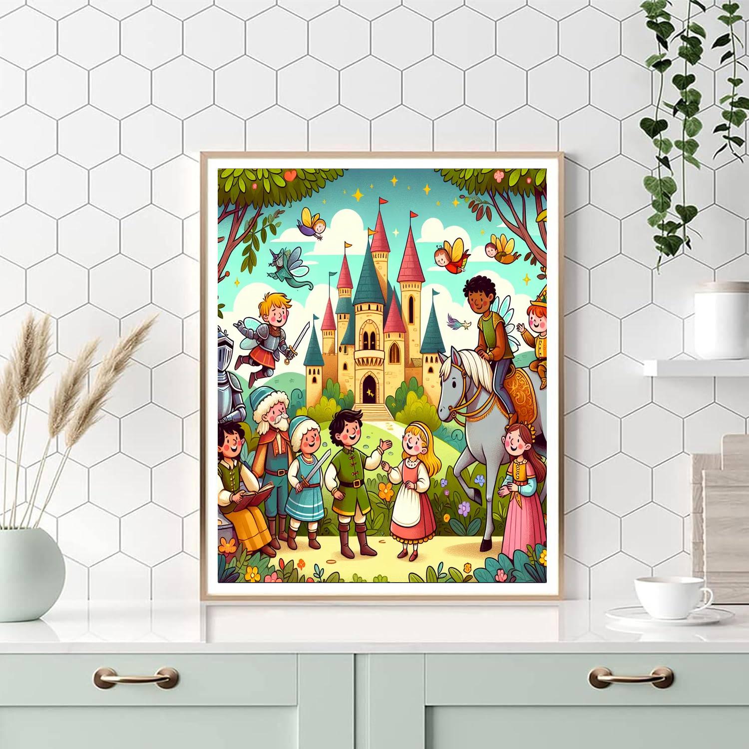 Fabulous Fairy Tale Journey Painting By Numbers Kit