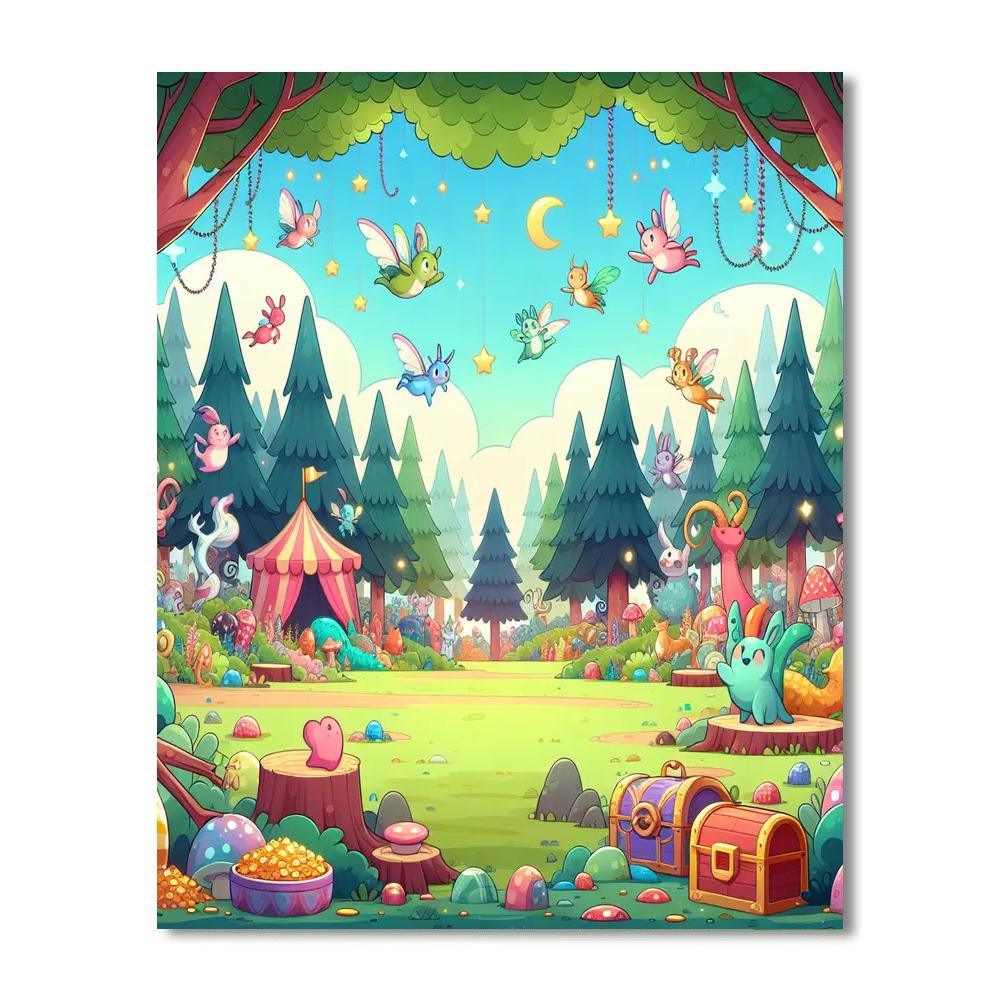 Fairytale Forest Quest Paint By Number