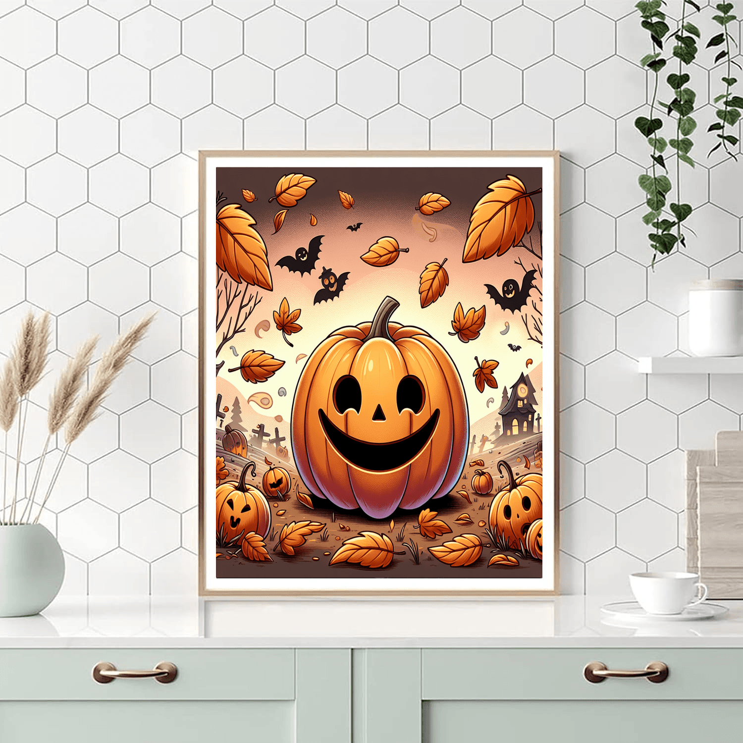 Funny Pumpkin Paint By Number