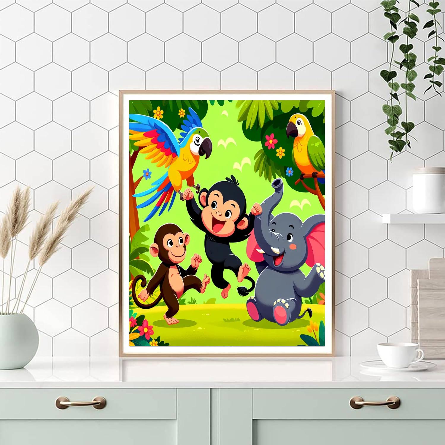 Jungle Fun Time Paint By Number
