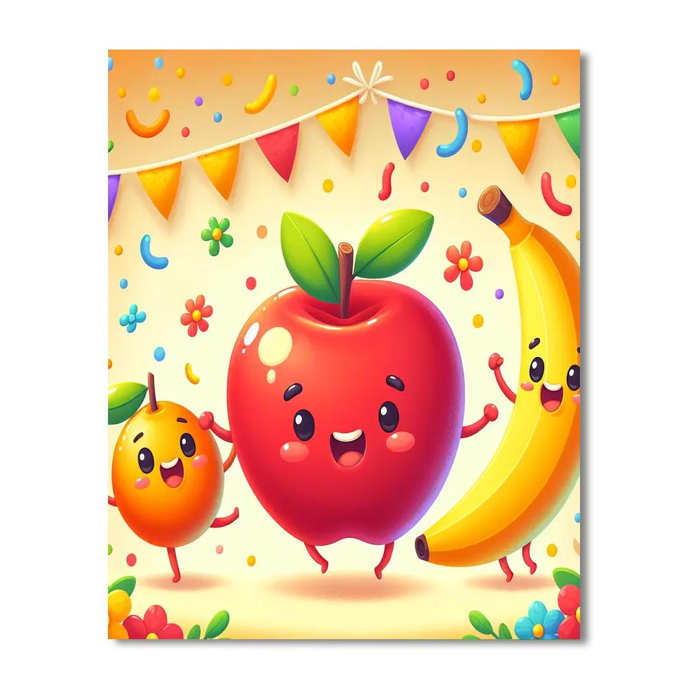 Fruit Festival Celebration DIY Paint By Numbers