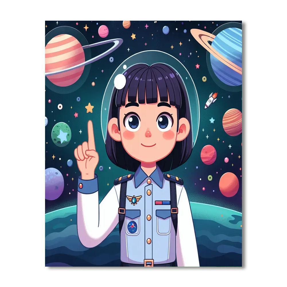 Space Cadet Exploration Paint By Numbers Kits