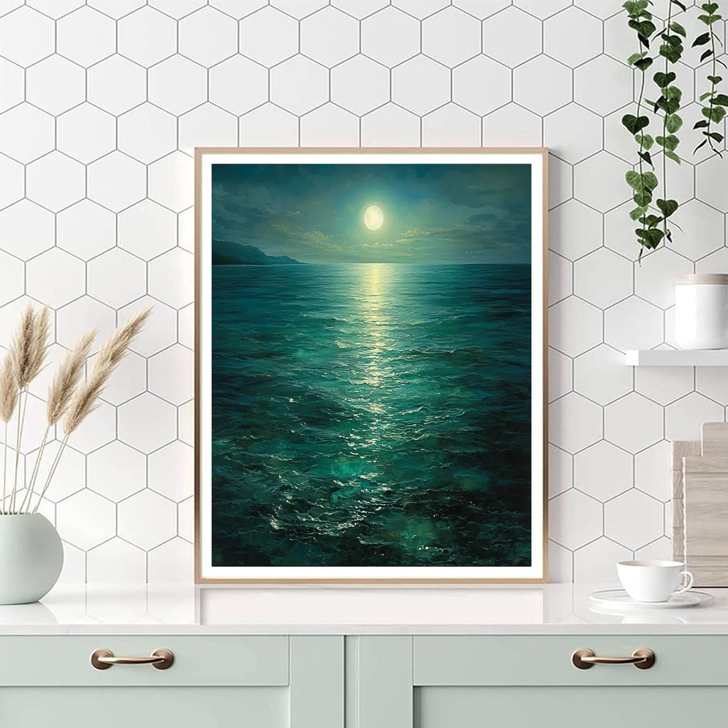 Caravaggio Inspired Eclipse Of Silent Seas  DIY Paint By Numbers