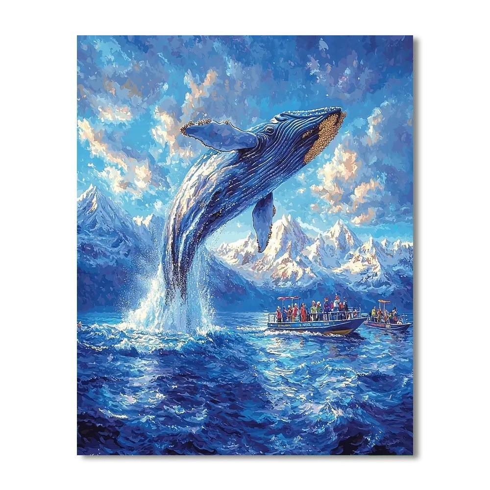 Whale Watching - Kaikoura Paint By Numbers