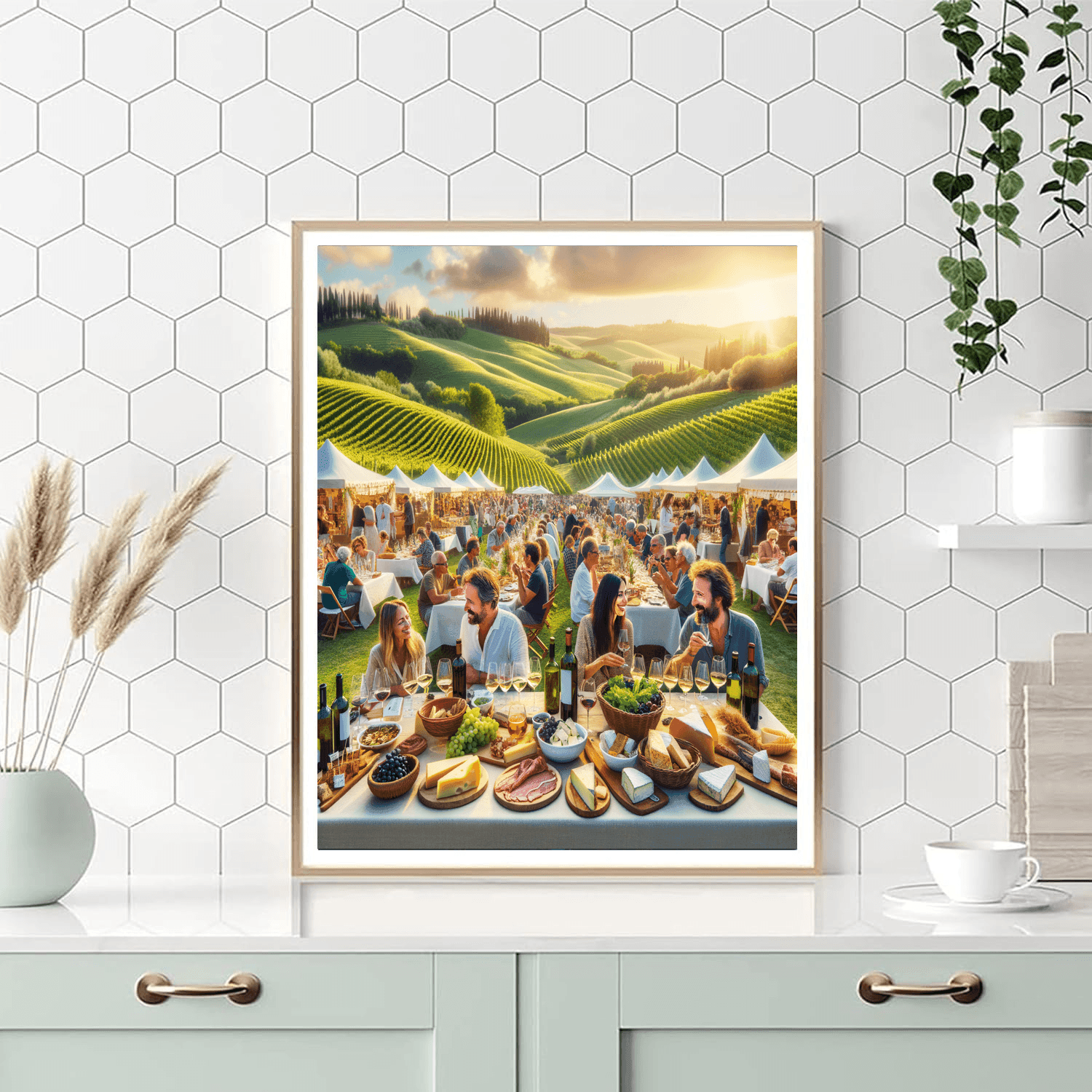 Tuscany Wine Festival - Italy Paint By Number