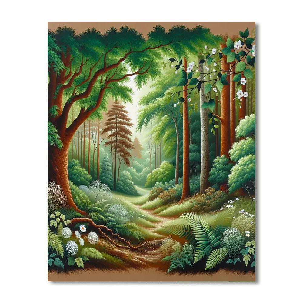 Deer Woodland Grace Paint By Numbers