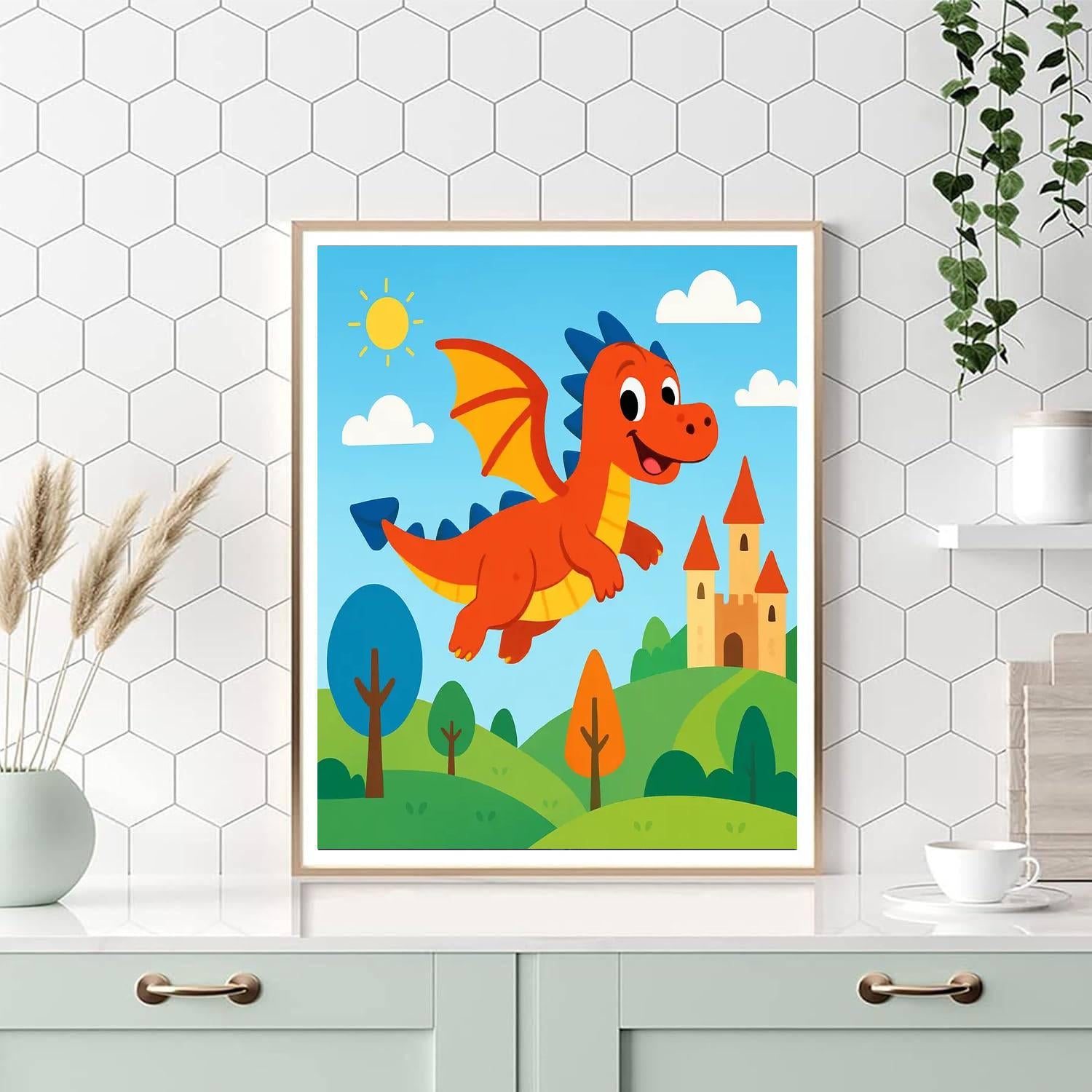 Dreamy Dragonland Quest Paint By Color