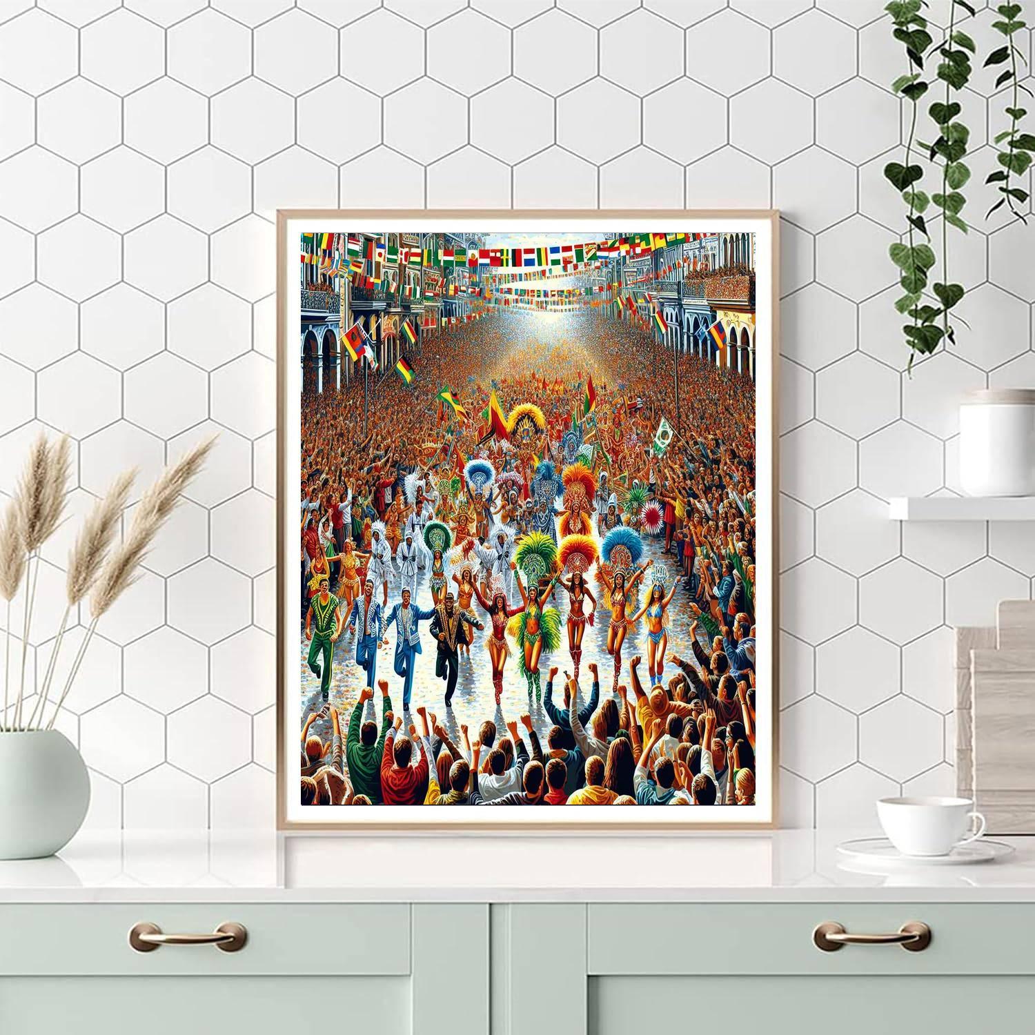 Spice Mas Carnival - Grenada Painting By Numbers Kit