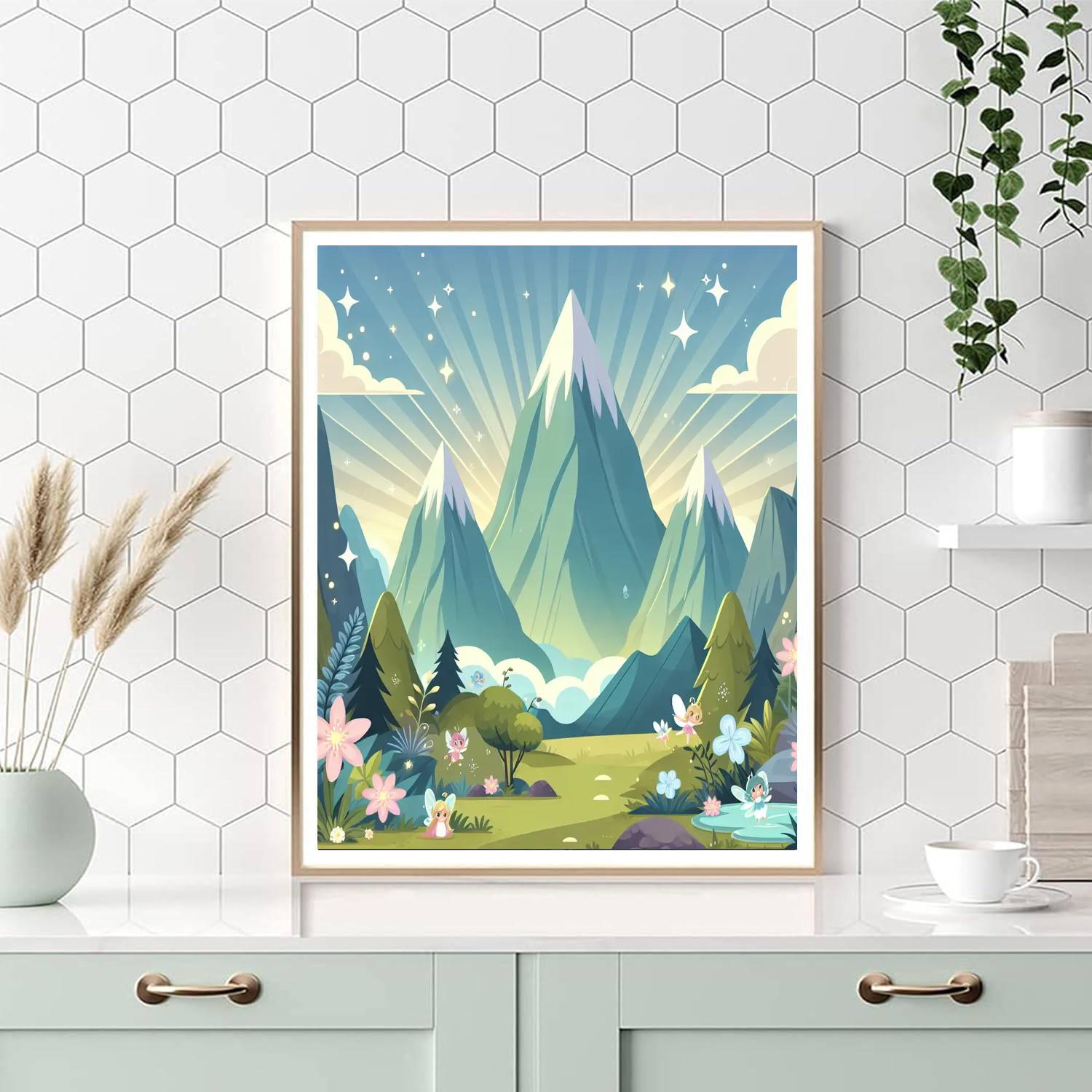 Magic Mountains Paint By Numbers Kits