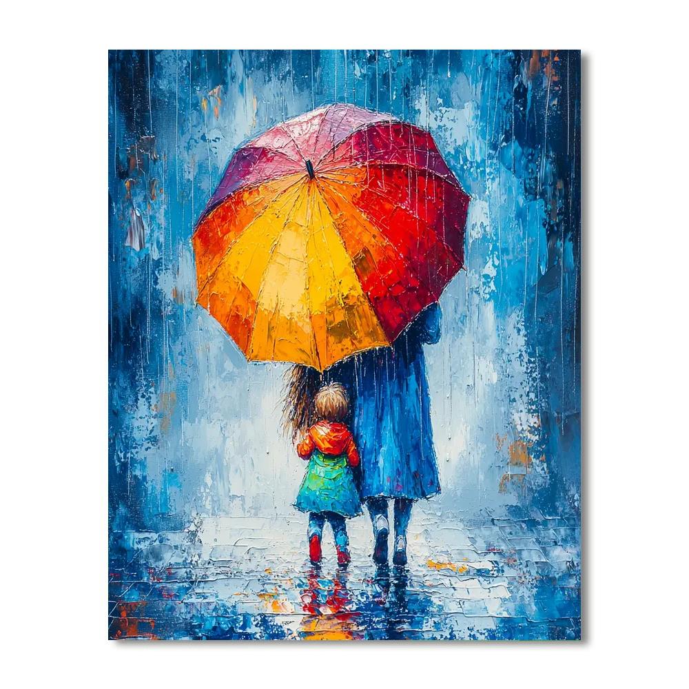 Under Her Wing Paint By Numbers