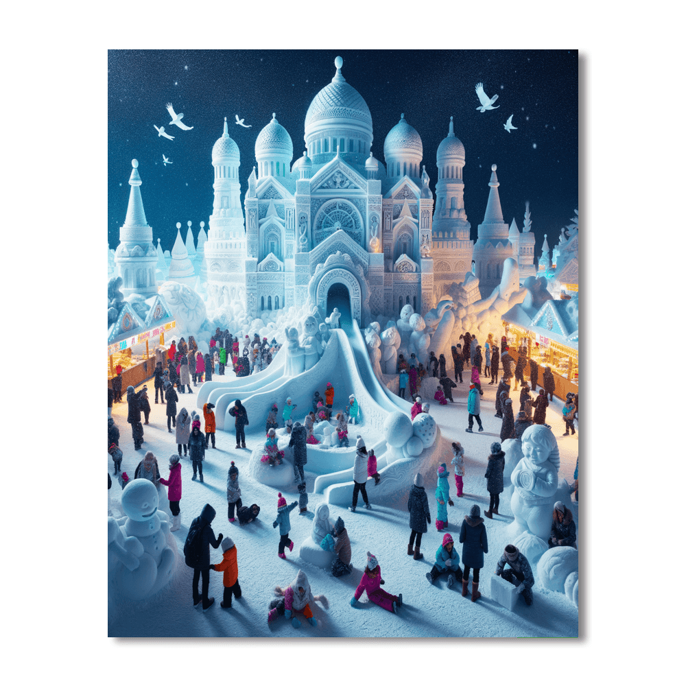 Sapporo Snow Festival Numbered Painting Kits