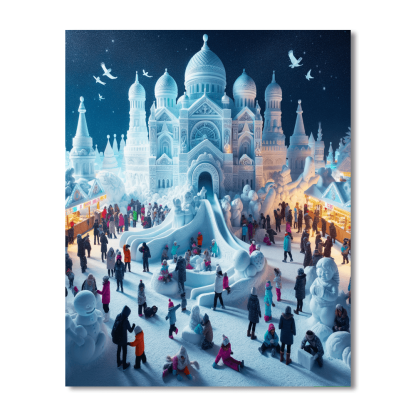 Sapporo Snow Festival Numbered Painting Kits