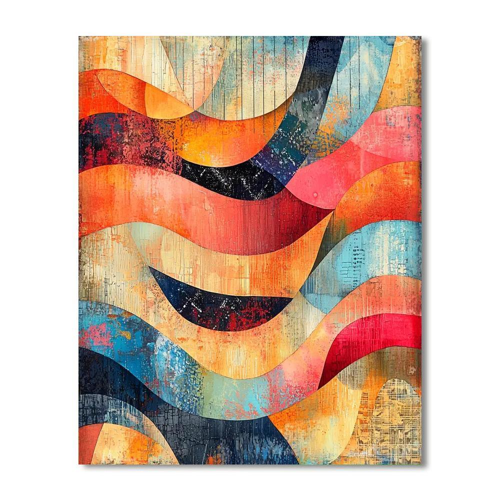 Paul Klee Inspired Symphony Of Shapes  Painting By Numbers Kit