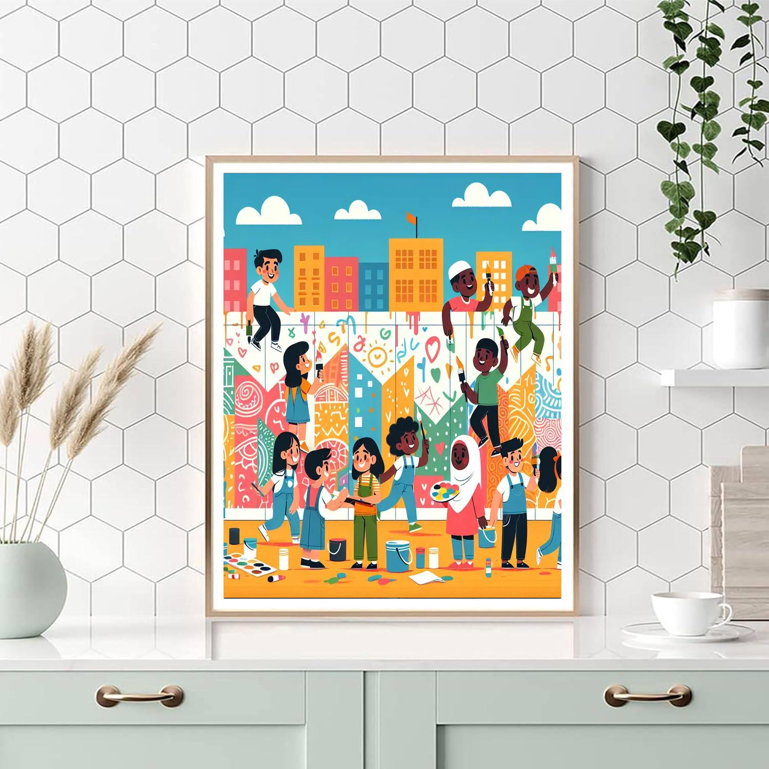 Artful City Murals Number Painting