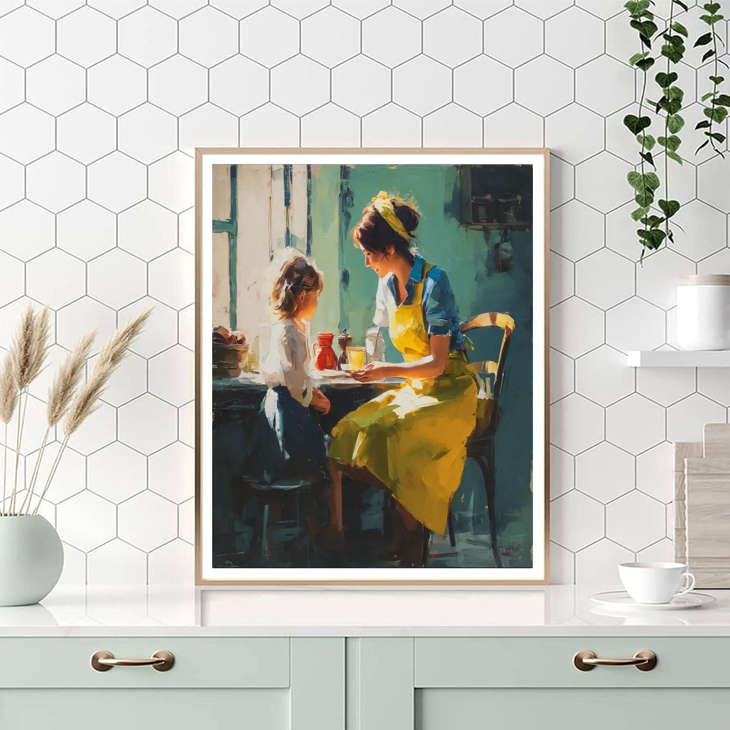 Tender Morning Light Number Painting