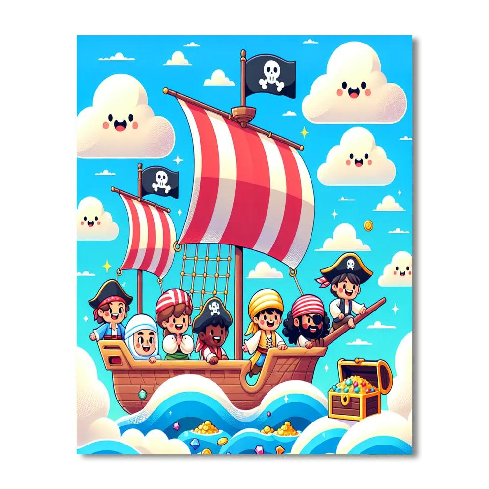 Daring Pirates DIY Paint By Numbers