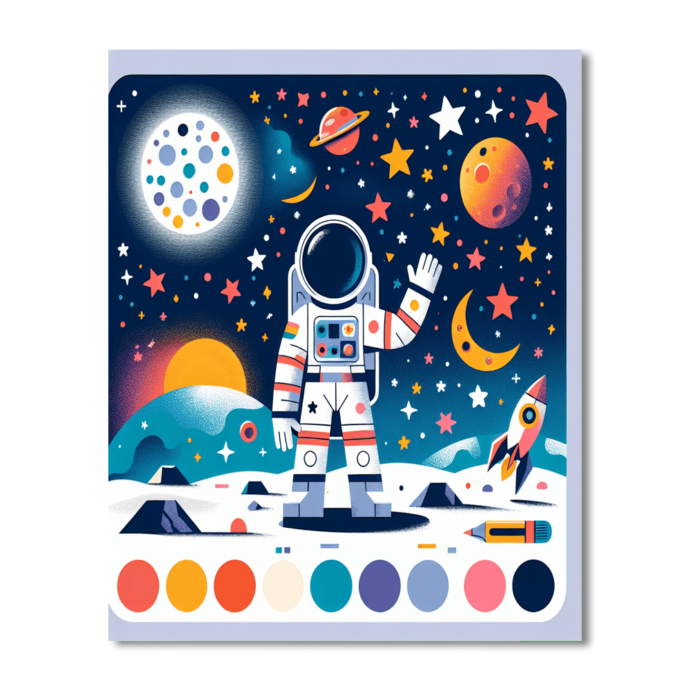Space Mission Expedition Paint By Numbers Kits