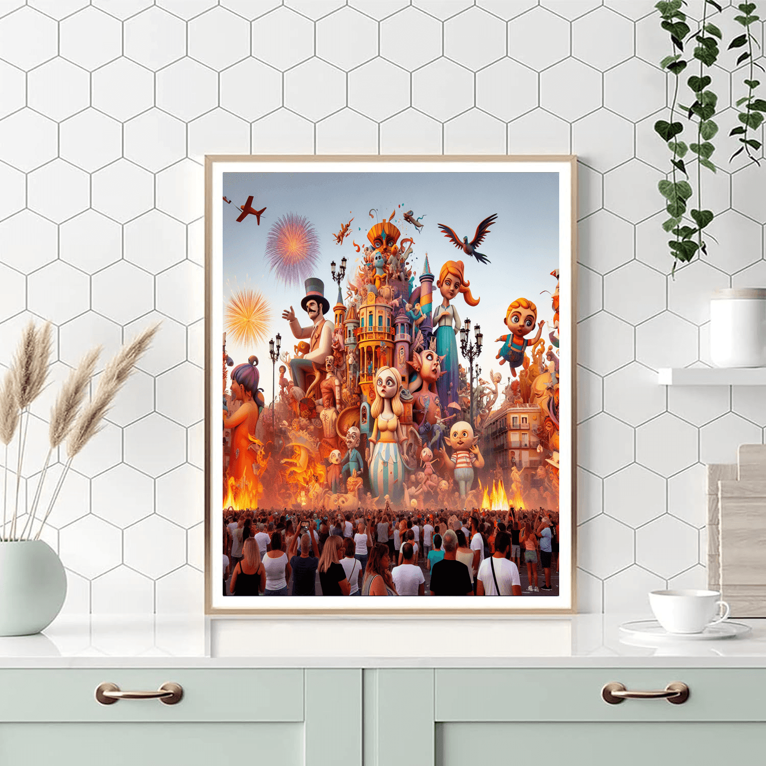 Fallas - Valencia, Spain Number Painting