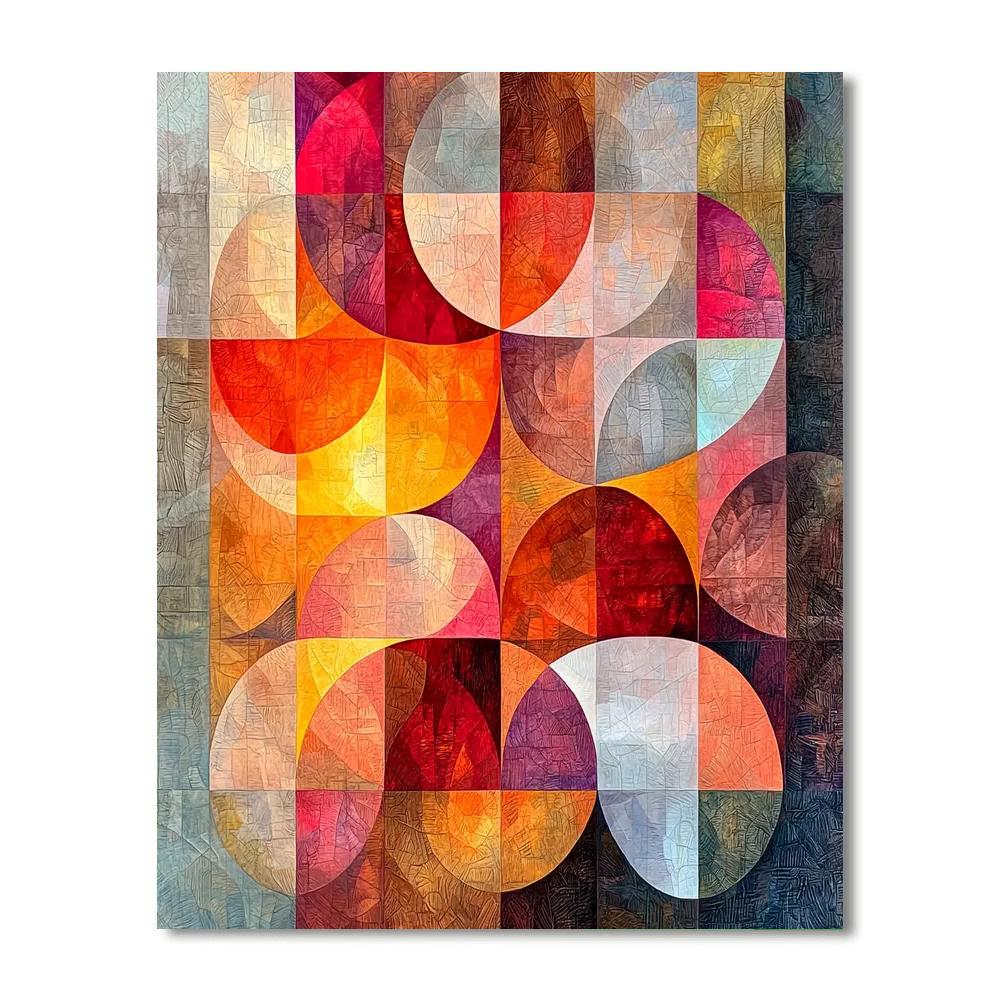 Paul Klee Inspired Ember And Light  Numbered Painting Kits