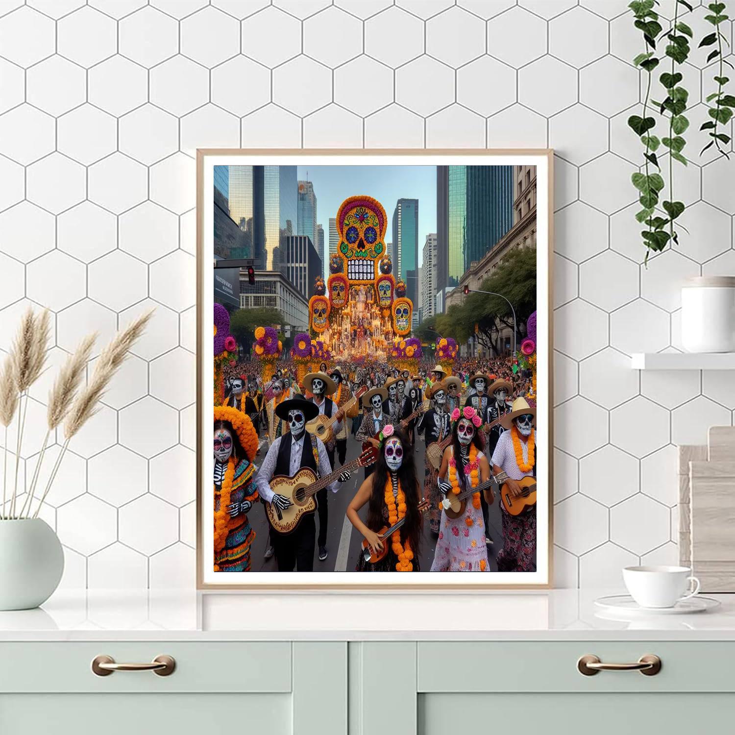 Dia De Los Muertos Parade - Los Angeles Paint By Numbers